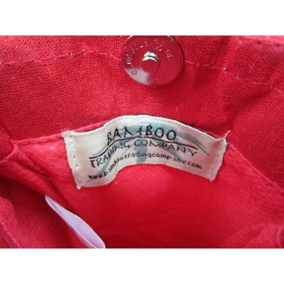 Beaded Christmas Tree Club Bag Two Pocket Crossbody Bamboo Trading Company GUC - Picture 3 of 10